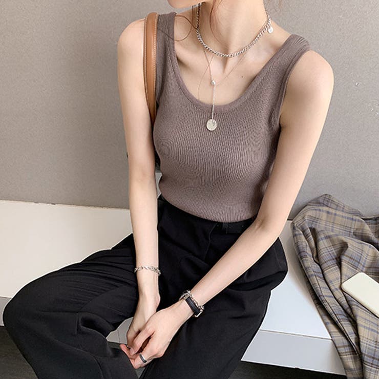 2WAYリブタンクトップ【ZOZOTOWN限定アイテム】（タンクトップ