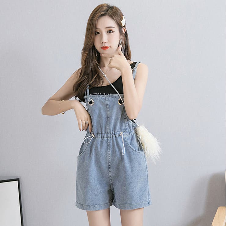 デニムショートサロペット デニムパンツ ジーンズ 品番 Ii Miniministore ミニミニストア のレディースファッション通販 Shoplist ショップリスト
