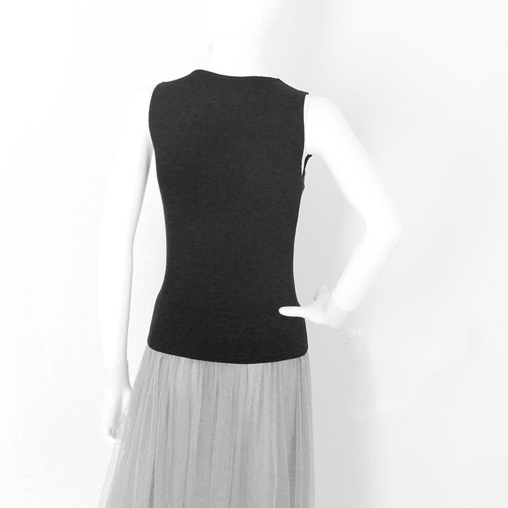 タンクトップ Vネック ノースリーブ | Miniministore | 詳細画像15 