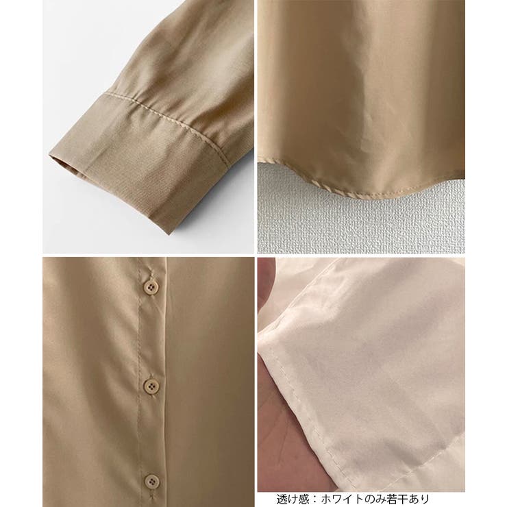 シャツブラウス 襟付き 長袖 レディース | Miniministore | 詳細画像22 