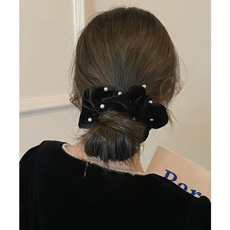 パール ヘアリング シュシュ 大人っぽい | Miniministore | 詳細画像1 