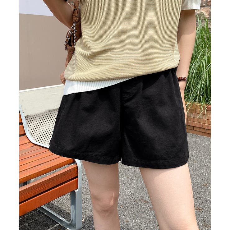 ショートパンツ レディース美脚ショーパン[品番：AGCW0006771