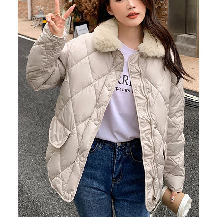 中綿キルティングジャケット  韓国アウター[品番：II000011276]｜Miniministore（ミニミニストア）のレディースファッション通販｜SHOPLIST（ショップリスト）