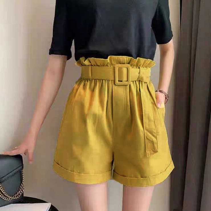 ショートパンツ レディース Aラインパンツ[品番：II000006651