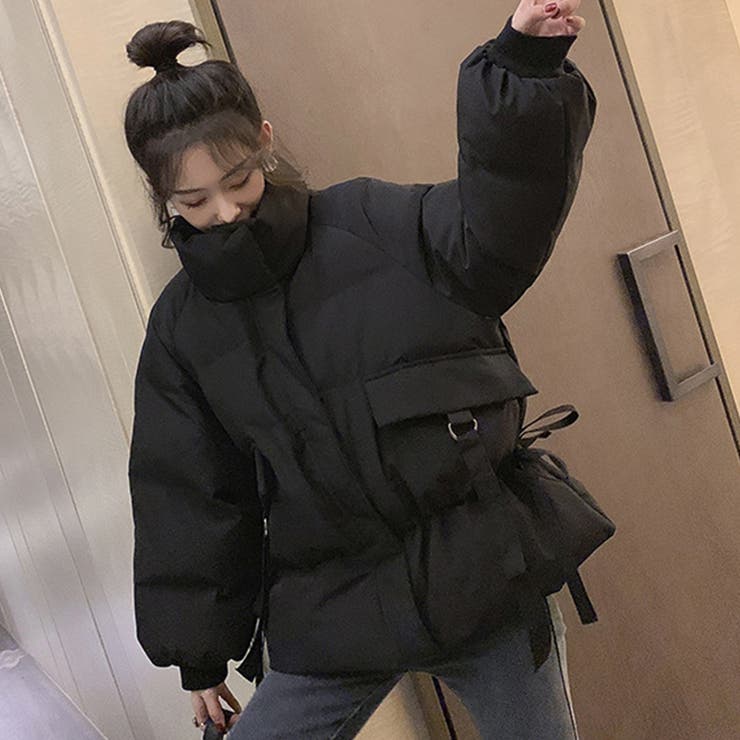 ブラック | ジャケット フェイクダウン レディース | Miniministore