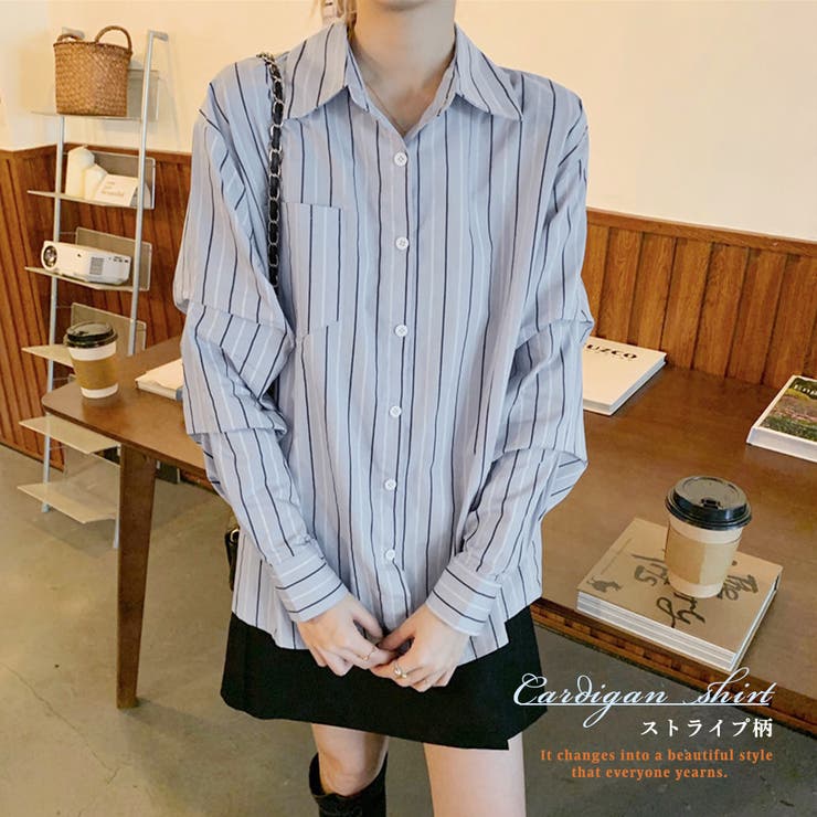 ストライプ柄 シャツブラウス レディース 品番 Ii Miniministore ミニミニストア のレディース ファッション通販 Shoplist ショップリスト