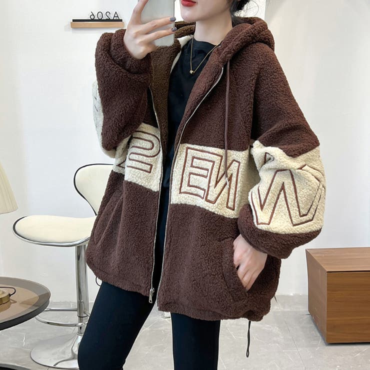 ビッグロゴボアジャケットレディース冬 品番 Ii Miniministore ミニミニストア のレディース ファッション通販 Shoplist ショップリスト