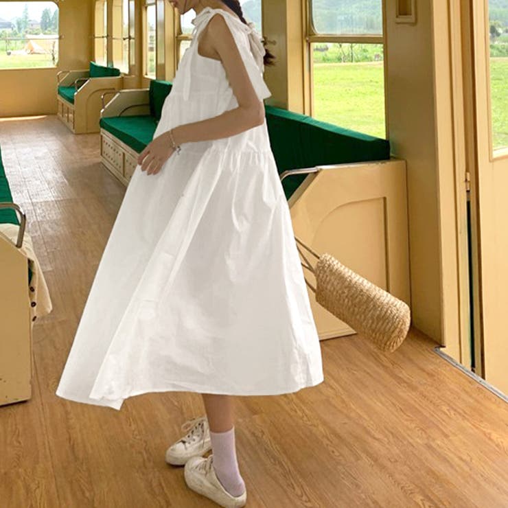 ティアード キャミワンピースロングワンピ | Miniministore | 詳細画像10 