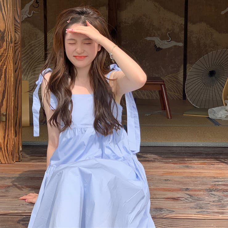 ティアード キャミワンピースロングワンピ | Miniministore | 詳細画像5 