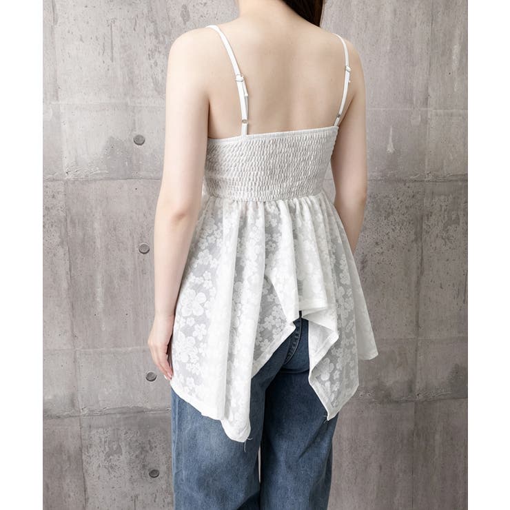 レース イレギュラーヘムキャミチュニック | Miniministore | 詳細画像25 