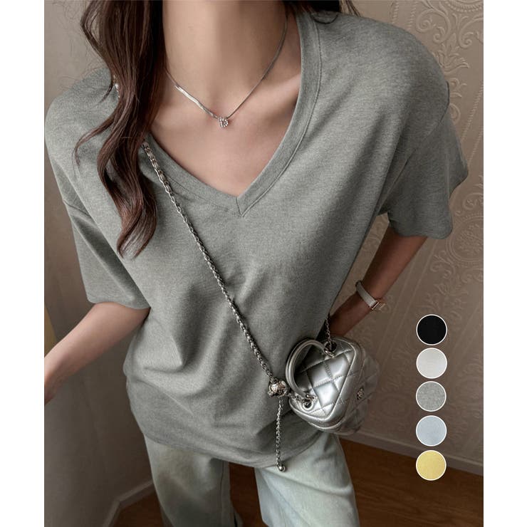 ビッグtシャツレディース無地半袖Tシャツ | Miniministore | 詳細画像1 