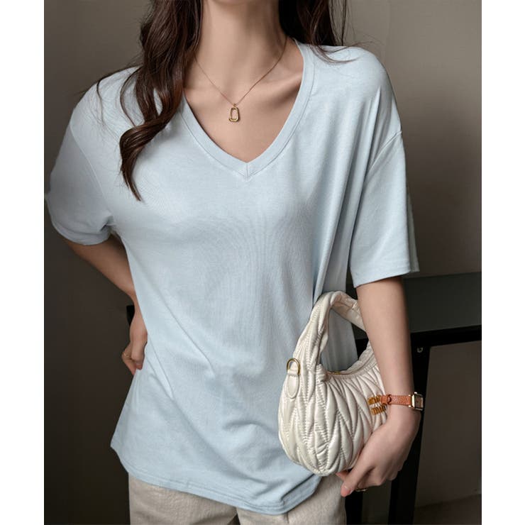 ビッグtシャツレディース無地半袖Tシャツ | Miniministore | 詳細画像11 