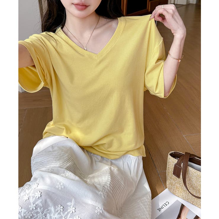 ビッグtシャツレディース無地半袖Tシャツ | Miniministore | 詳細画像13 