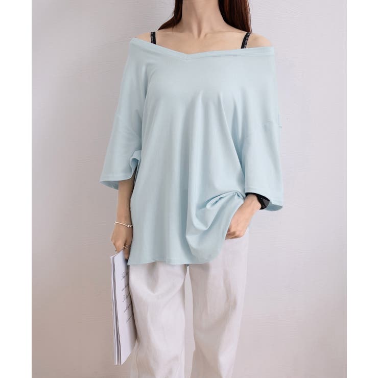 ビッグtシャツレディース無地半袖Tシャツ | Miniministore | 詳細画像17 