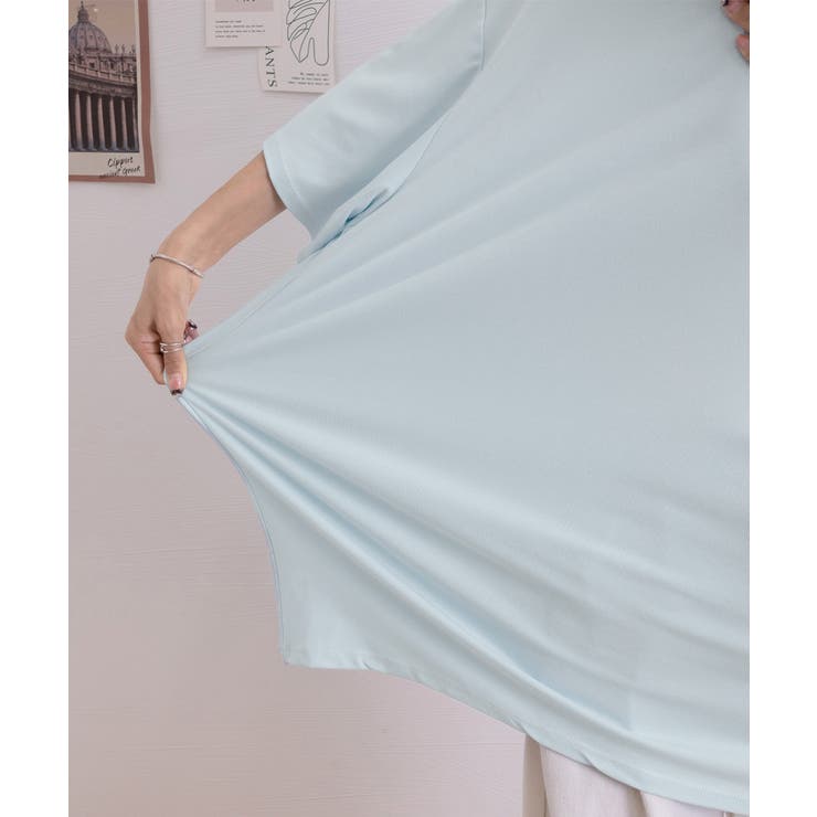 ビッグtシャツレディース無地半袖Tシャツ | Miniministore | 詳細画像22 