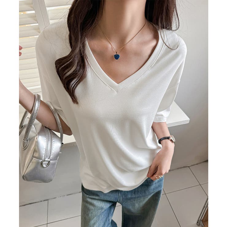 ビッグtシャツレディース無地半袖Tシャツ | Miniministore | 詳細画像8 