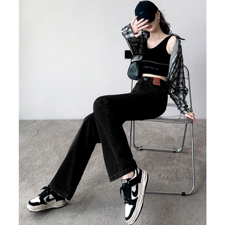 裏起毛デニムパンツ 暖かいジーンズ 厚手 | Miniministore | 詳細画像10 