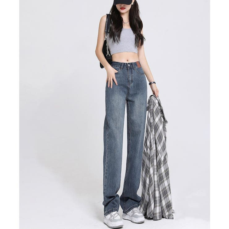 裏起毛デニムパンツ 暖かいジーンズ 厚手 | Miniministore | 詳細画像13 