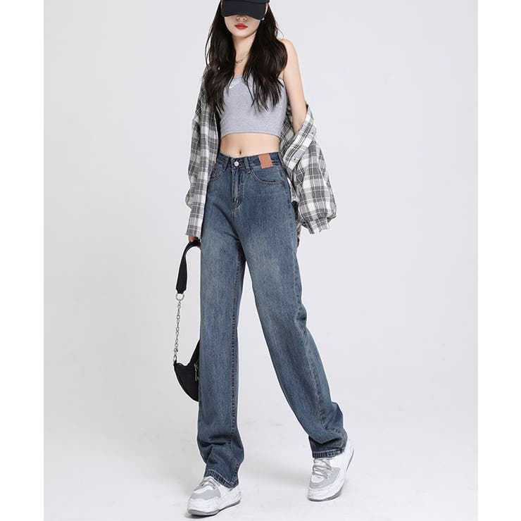 裏起毛デニムパンツ 暖かいジーンズ 厚手 | Miniministore | 詳細画像16 