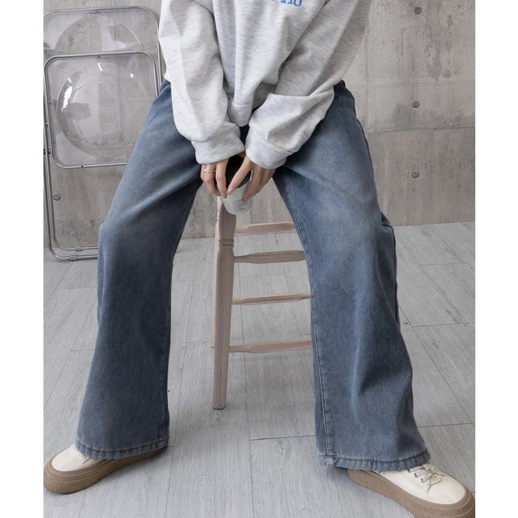 裏起毛デニムパンツ 暖かいジーンズ 厚手 | Miniministore | 詳細画像19 