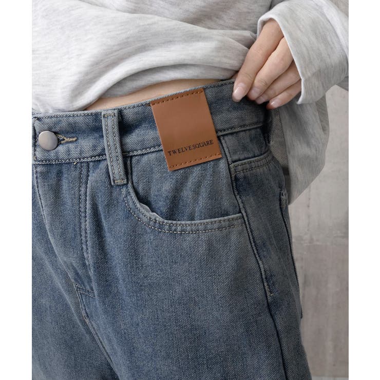 裏起毛デニムパンツ 暖かいジーンズ 厚手 | Miniministore | 詳細画像20 