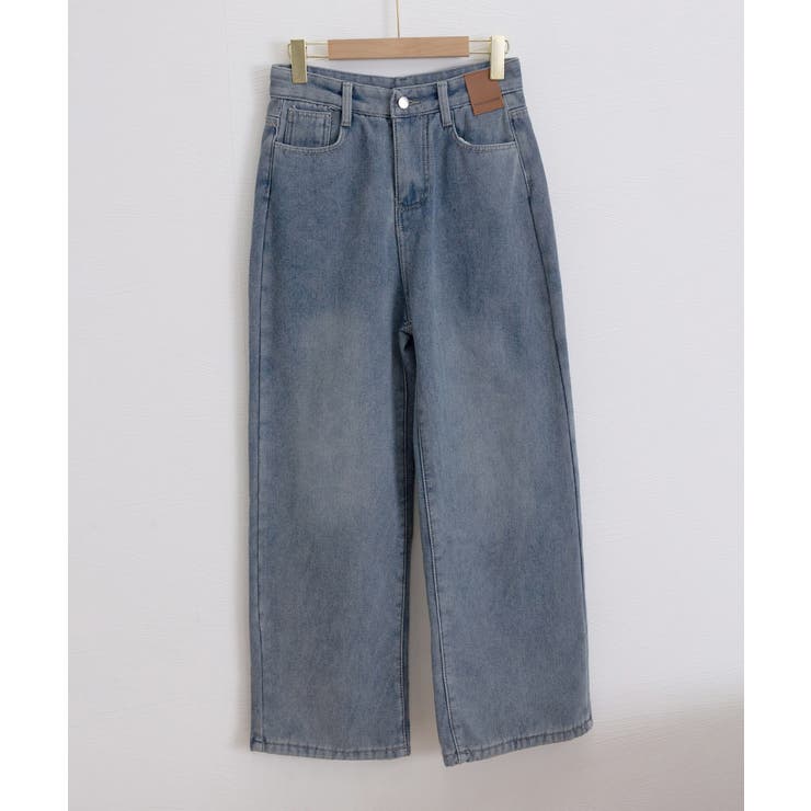 裏起毛デニムパンツ 暖かいジーンズ 厚手 | Miniministore | 詳細画像24 