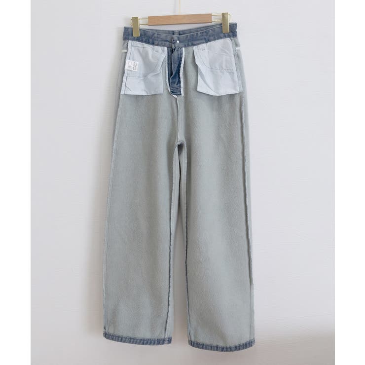 裏起毛デニムパンツ 暖かいジーンズ 厚手 | Miniministore | 詳細画像26 