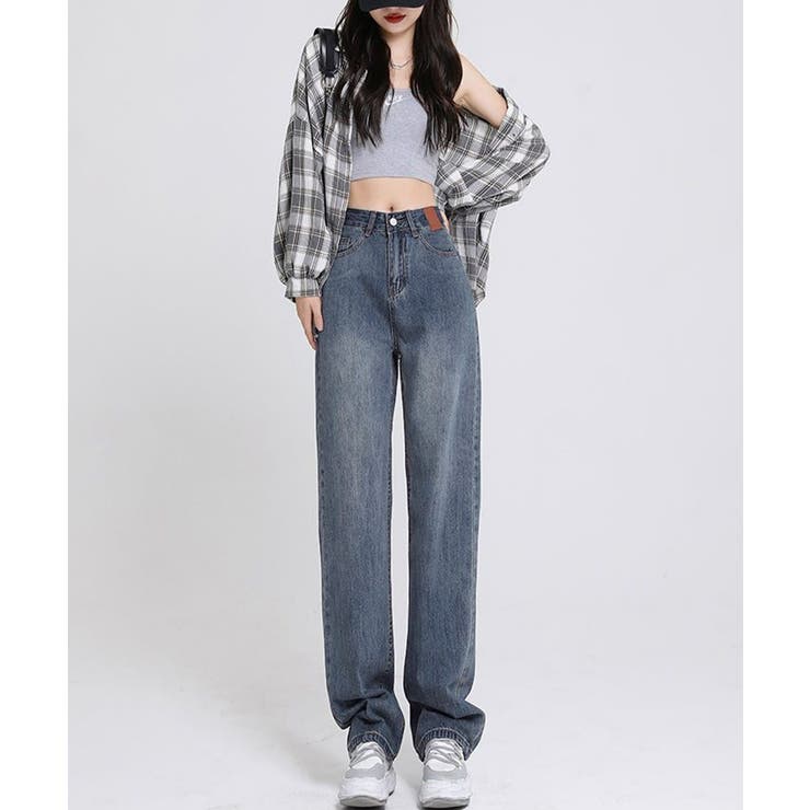 裏起毛デニムパンツ 暖かいジーンズ 厚手 | Miniministore | 詳細画像3 