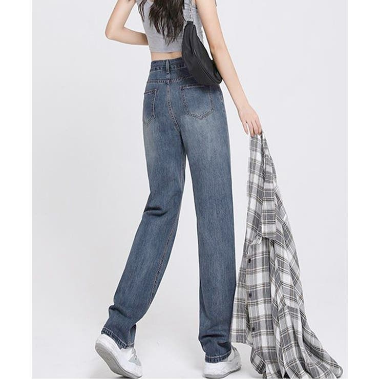 裏起毛デニムパンツ 暖かいジーンズ 厚手 | Miniministore | 詳細画像5 