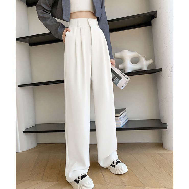ワイドパンツ ツータックスラックスパンツ | Miniministore | 詳細画像11 