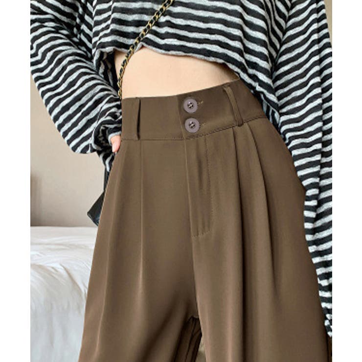 ワイドパンツ ツータックスラックスパンツ | Miniministore | 詳細画像15 