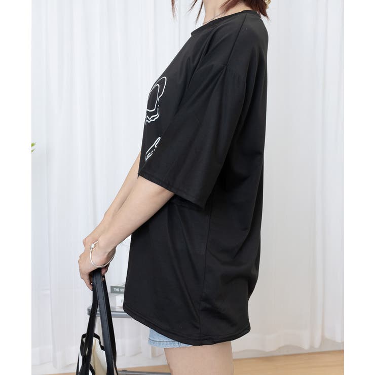 リボンプリントTシャツ レディース 半袖 | Miniministore | 詳細画像23 