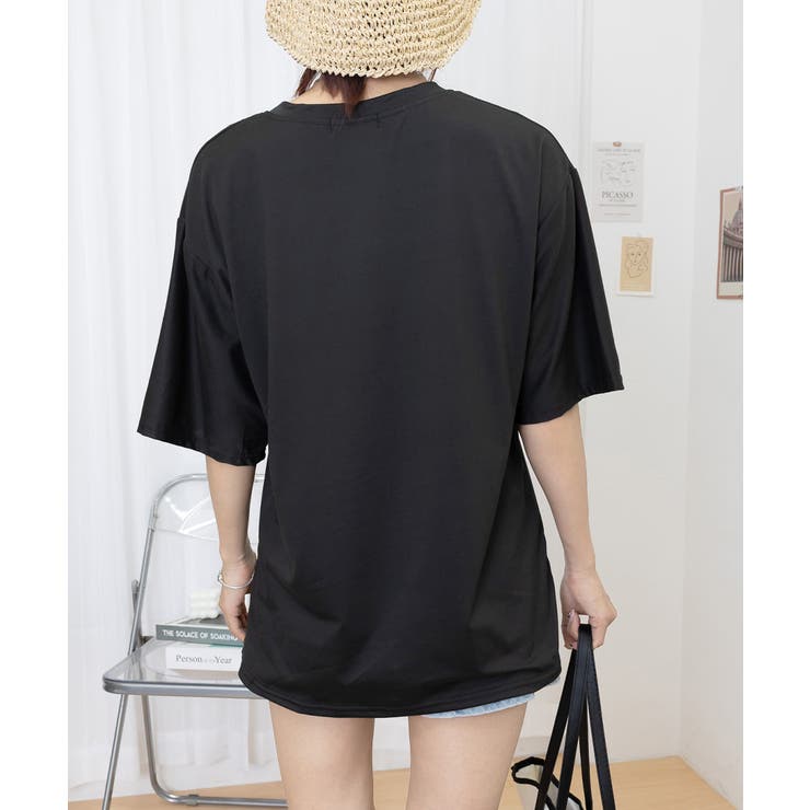 リボンプリントTシャツ レディース 半袖 | Miniministore | 詳細画像24 