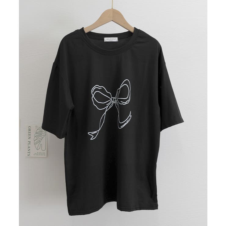 リボンプリントTシャツ レディース 半袖 | Miniministore | 詳細画像25 