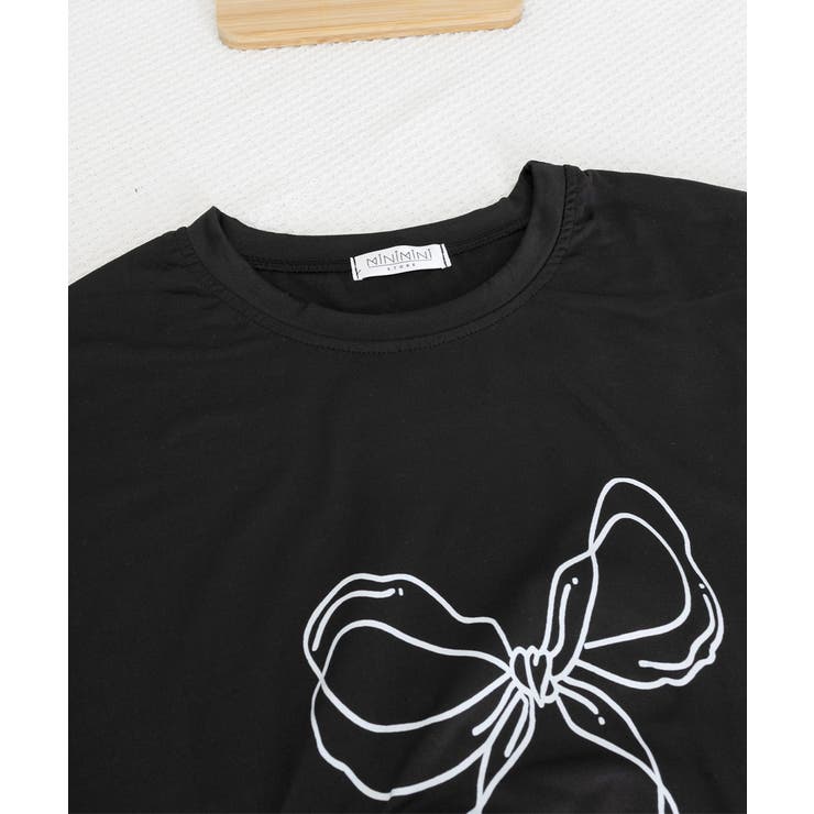 リボンプリントTシャツ レディース 半袖 | Miniministore | 詳細画像27 