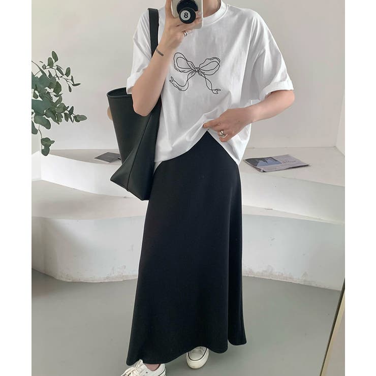 リボンプリントTシャツ レディース 半袖 | Miniministore | 詳細画像6 