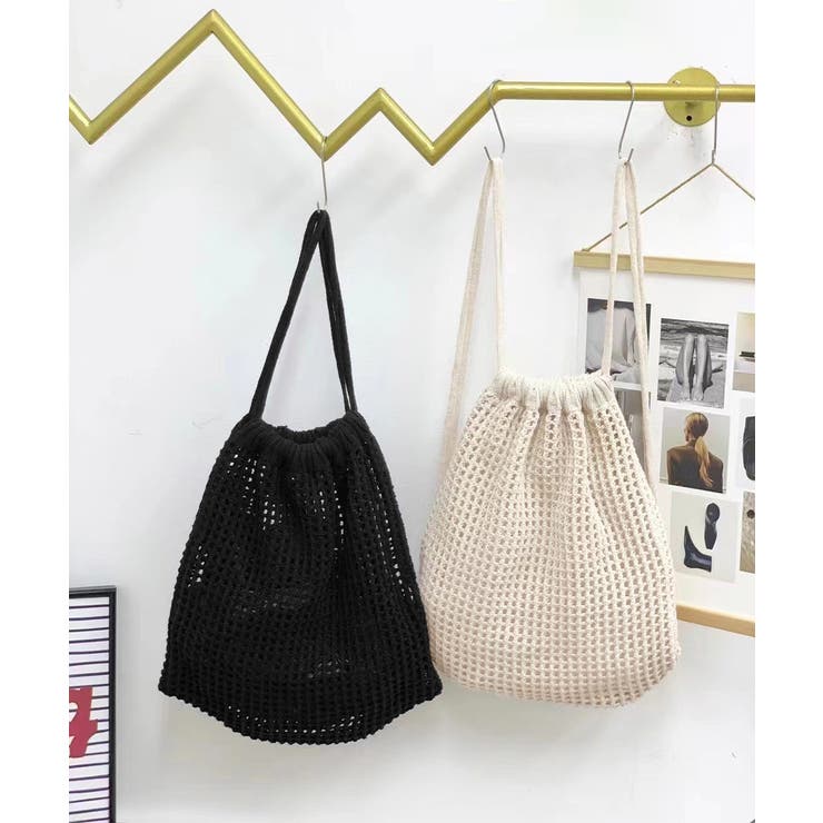 メッシュリュックサックニットナップサック | Miniministore | 詳細画像10 