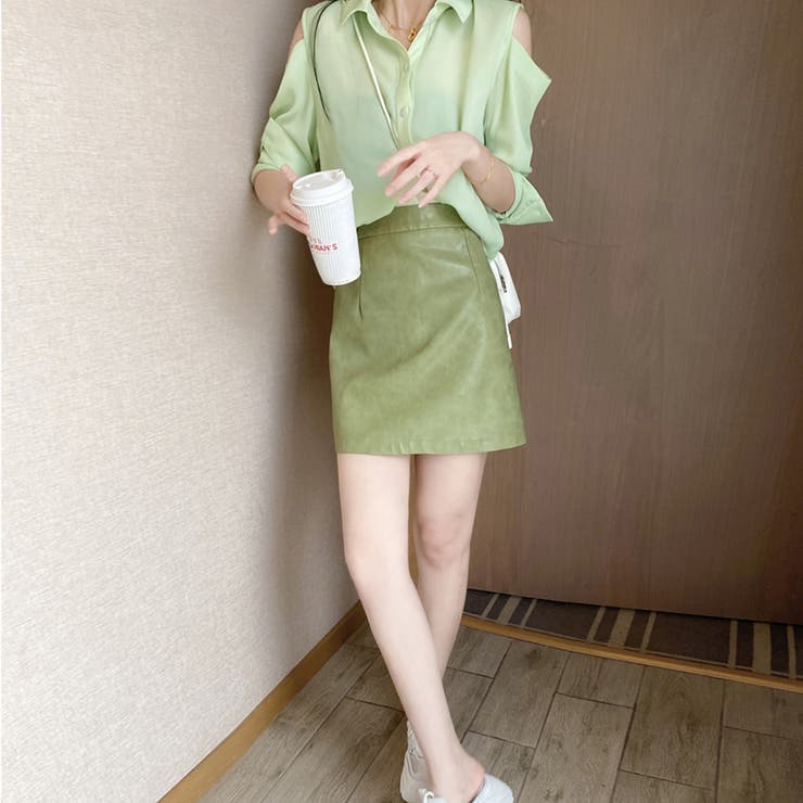 シアー シャツブラウス レディース 長袖 | Miniministore | 詳細画像12 