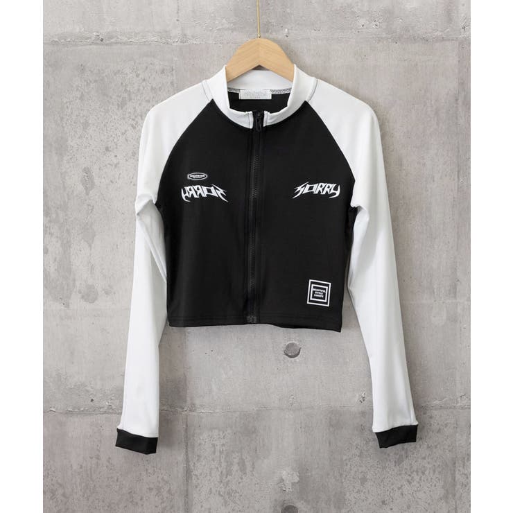 ロゴジップアップ クロップドトップス長袖 | Miniministore | 詳細画像19 