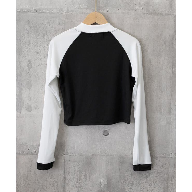 ロゴジップアップ クロップドトップス長袖 | Miniministore | 詳細画像20 