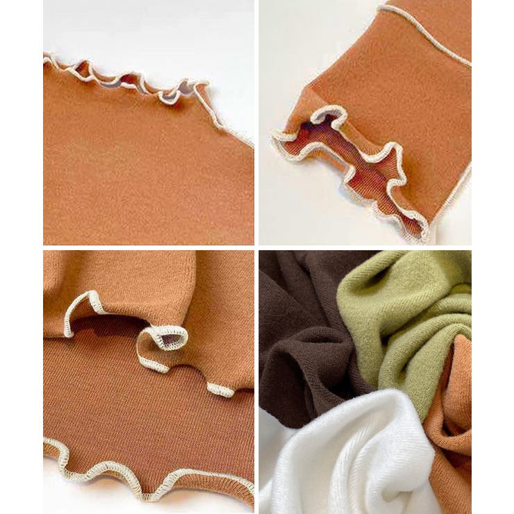 パイピングトップス ヒートインナー微起毛 | Miniministore | 詳細画像20 