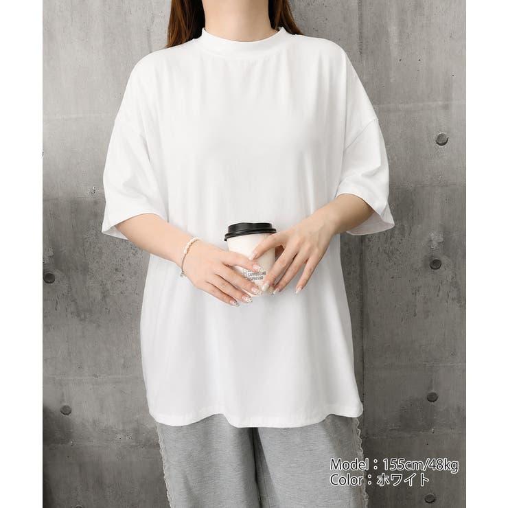 オーバーサイズTシャツ無地半袖レディース | Miniministore | 詳細画像15 