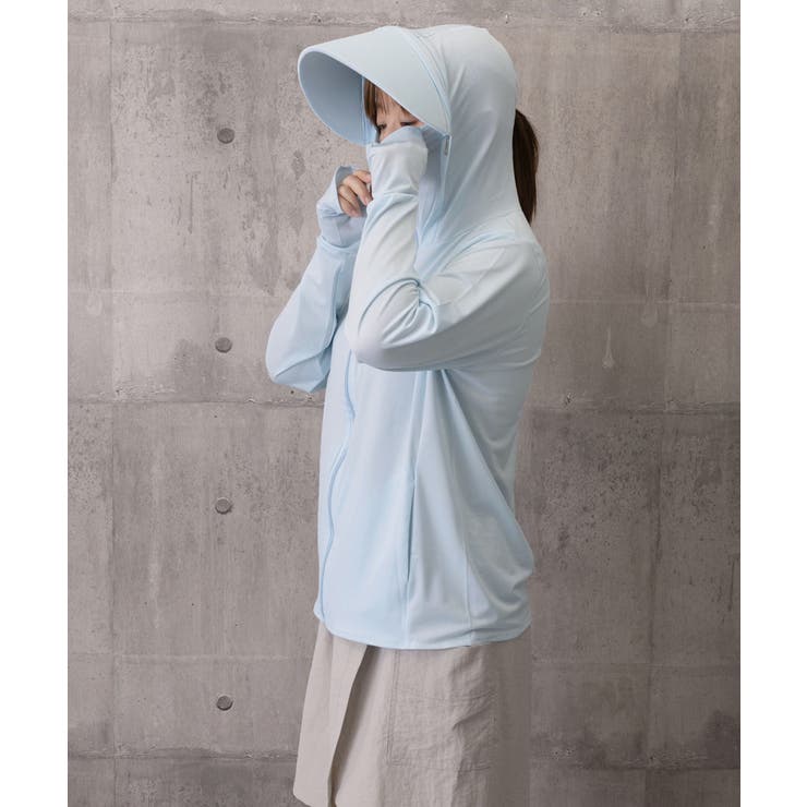 着る日傘 つば付きパーカーラッシュガード | Miniministore | 詳細画像18 