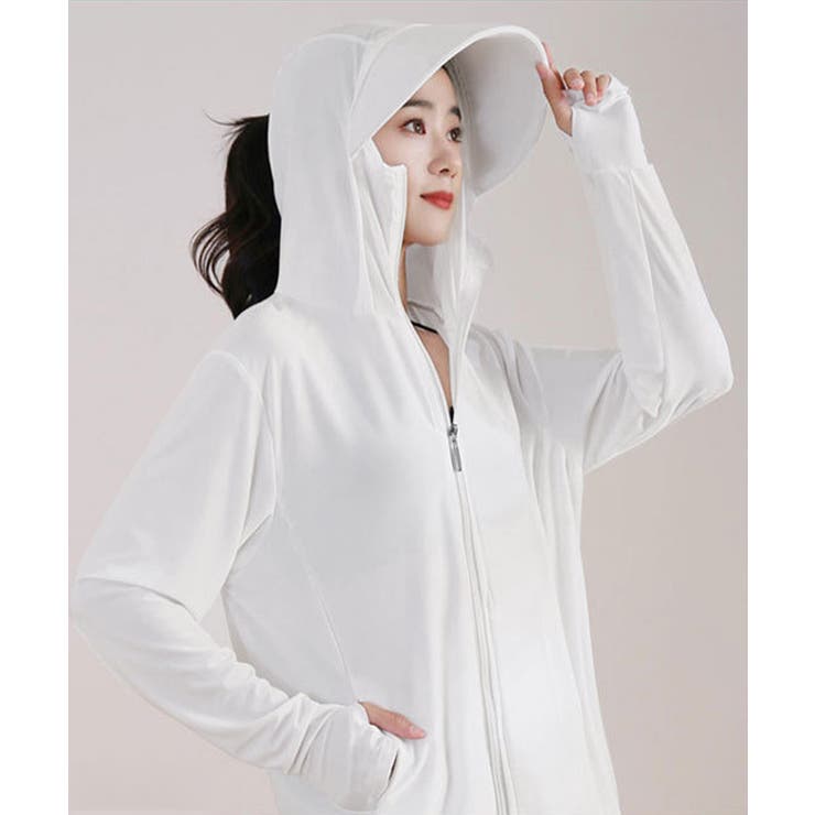 着る日傘 つば付きパーカーラッシュガード | Miniministore | 詳細画像2 