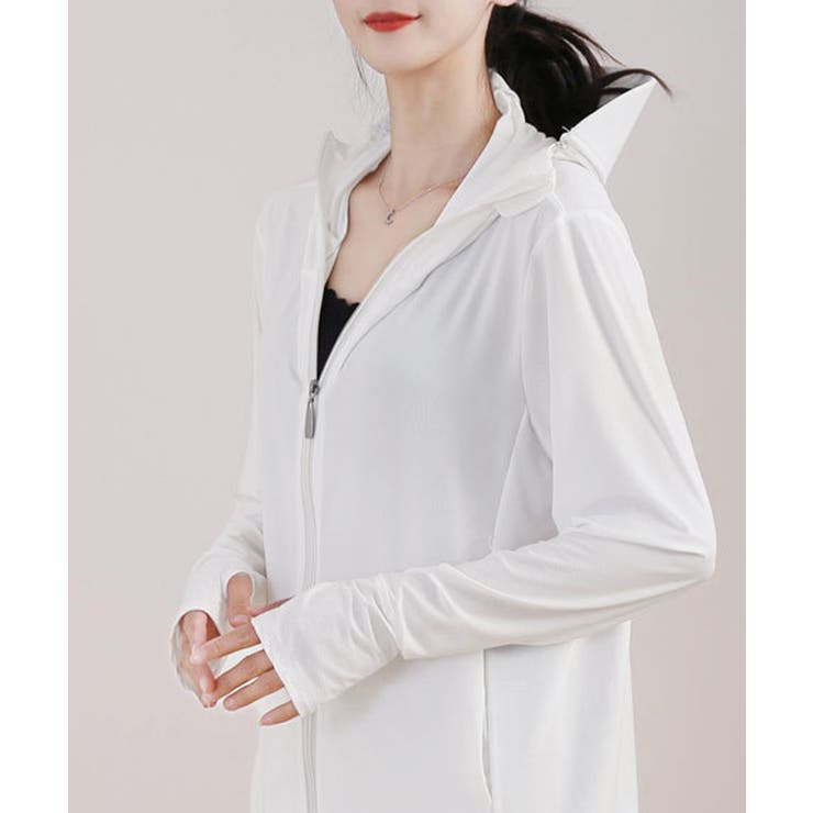 着る日傘 つば付きパーカーラッシュガード | Miniministore | 詳細画像4 