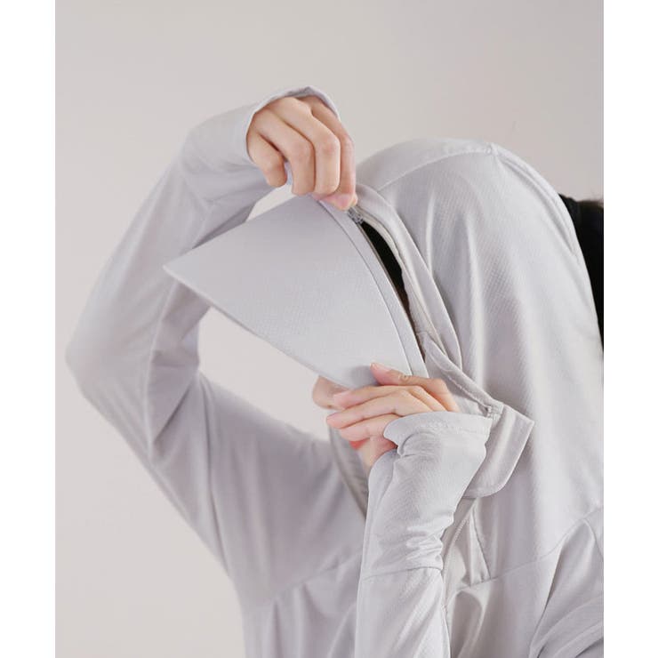 着る日傘 つば付きパーカーラッシュガード | Miniministore | 詳細画像7 