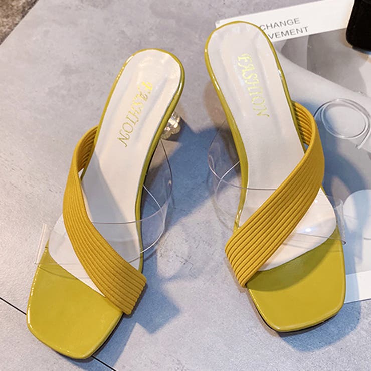 クリアサンダル スクエアトゥ ミュール 夏 | Miniministore | 詳細画像17