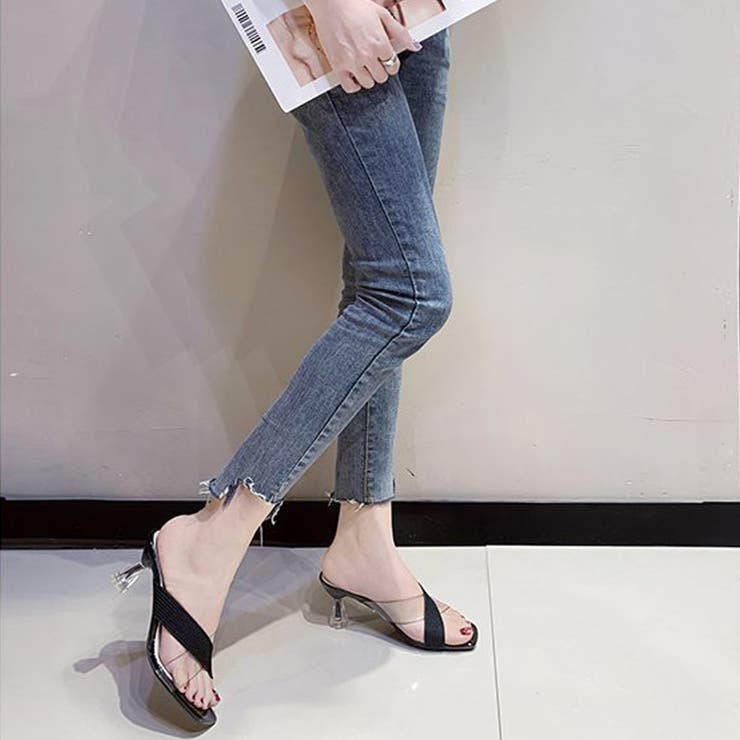 クリアサンダル スクエアトゥ ミュール 夏 | Miniministore | 詳細画像4