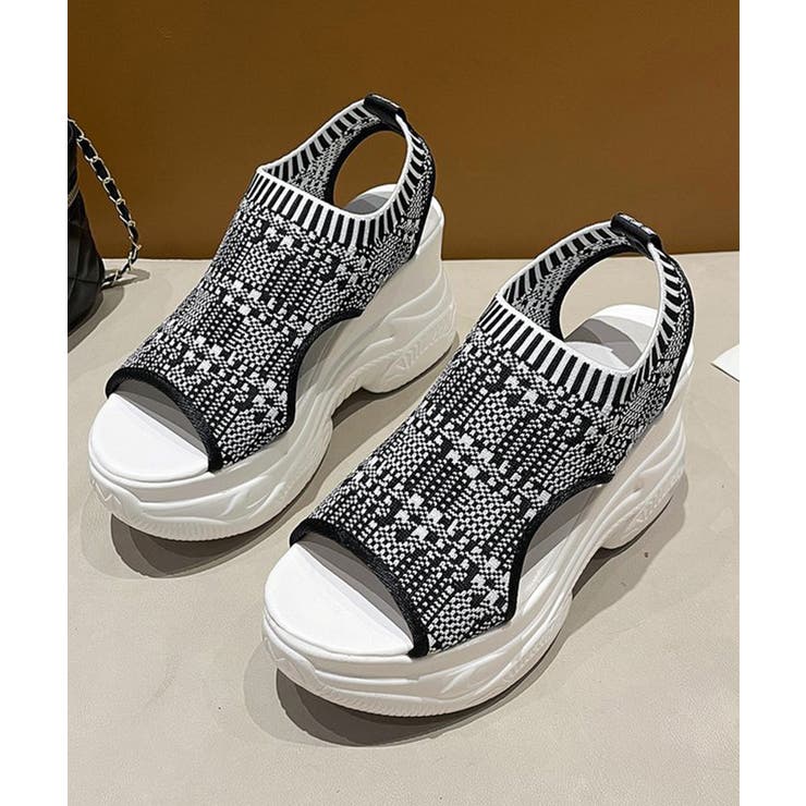 厚底ニットサンダル スポーツサンダル軽量 | Miniministore | 詳細画像29 