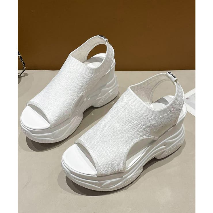 厚底ニットサンダル スポーツサンダル軽量 | Miniministore | 詳細画像30 